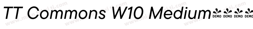 TT Commons W10 Medium字体转换